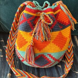 Hand-crocheted Mochila Wayuu from Colombia
